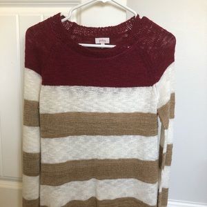 stripped sweater
